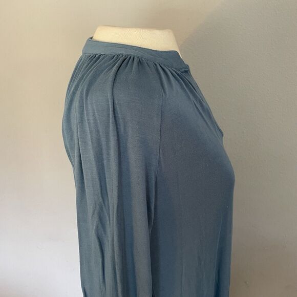 LAKE Pajamas Nightgown XS Oversized Maxi Sleep Blue Soft Comfy Lightweight EUC - Picture 4 of 14